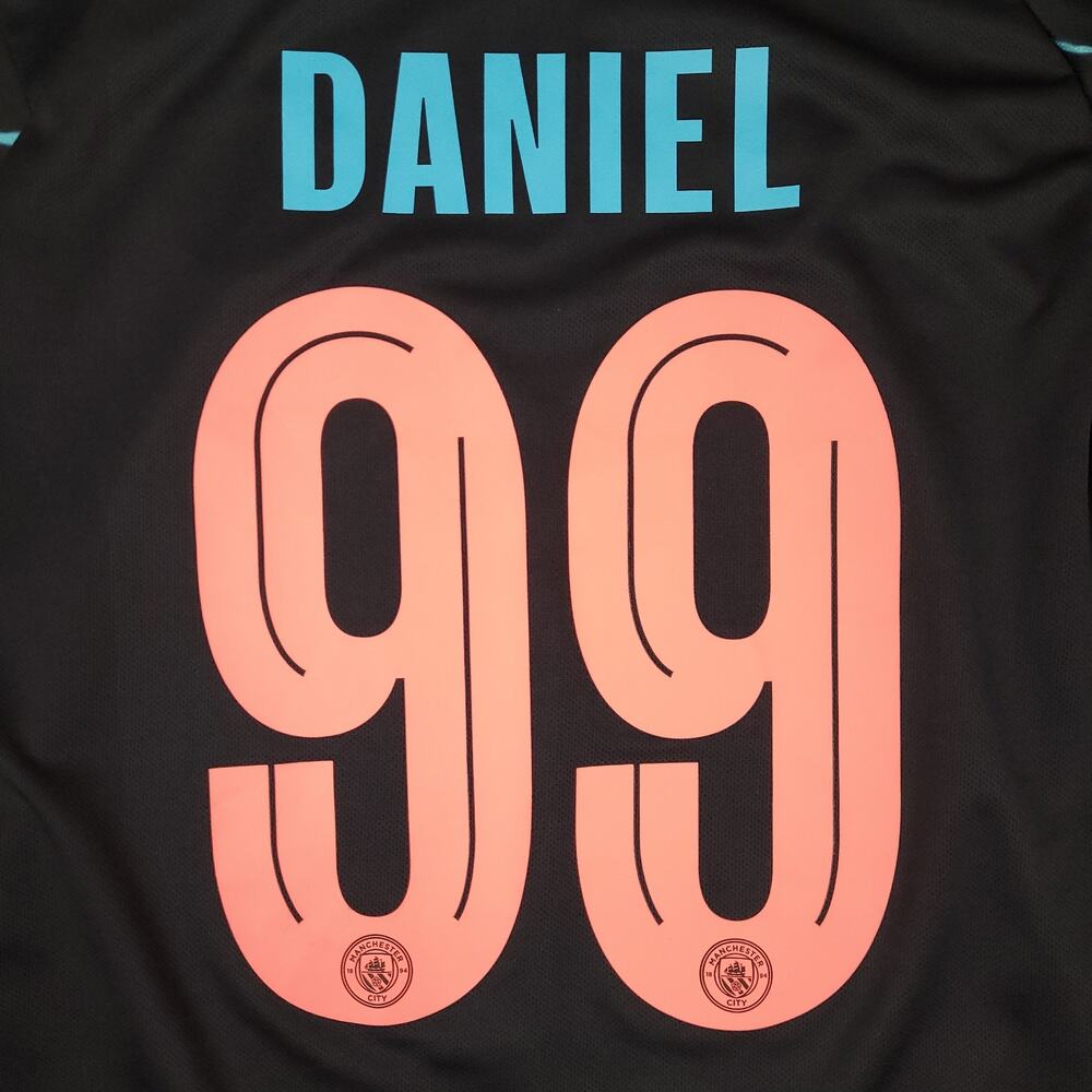 Puma Men's Manchester City Jersey Daniel #99 Medium Long Sleeve Ultraweave Blue - Picture 11 of 16